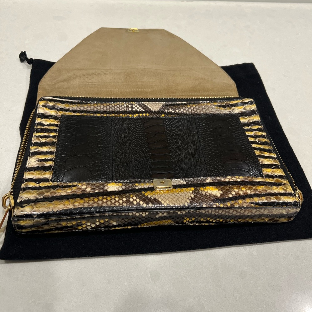 VBH Python Handpainted Clutch - Picture 13 of 13